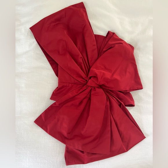 H&M Bow-front Top in Red - Picture 8 of 12